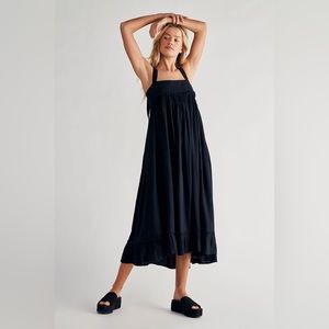 Free People Gretchen Pinafore Convertible Dress